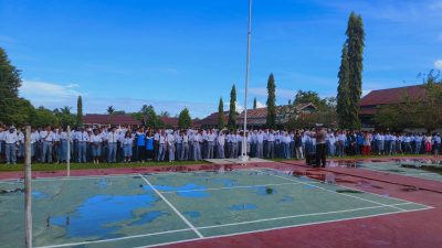 Unit Lantas Polsek Prafi Sosialisasikan Tertib Lalu Lintas ke Sekolah