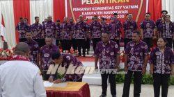 Bupati Hermus Dorong Komunitas Key Vatnim Jadi Perekat Keberagaman dan Mitra Pembangunan Manokwari